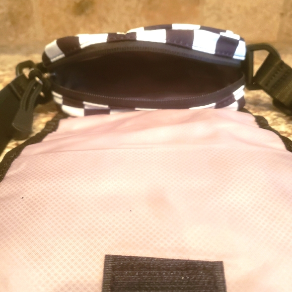 High Park Black and White Checkered Crossbody Bag - Picture 5 of 6